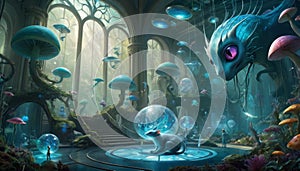 Enchanted Alien Library