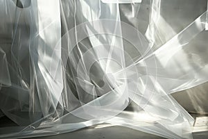 Ethereal Light Through Transparent Fabric