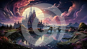 Ethereal mindscapes. Created with Generative AI