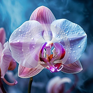 Ethereal Orchid in Close-up View