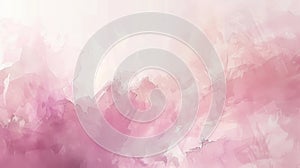 Ethereal Pink Watercolor Background with Abstract Textures