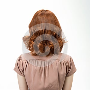 Ethereal Red Hair Bob Wig With Dreamlike Quality