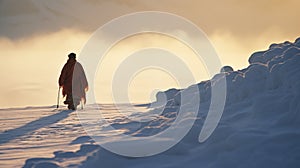 Ethereal Snow Scenes: A Pensive Stillness In Indigenous Culture