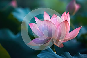 Ethereal Spectral light lotus. Generate Ai