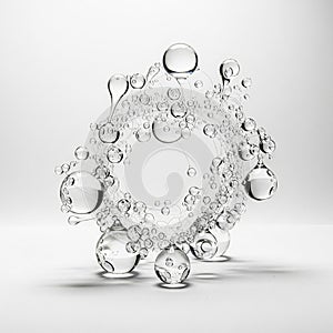 Is ethereal and visually striking resembling a scientific or