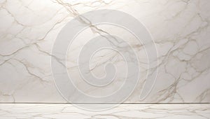 Ethereal Whiteness: Thassos Marble\'s Modern Radiance. AI Generate