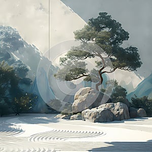 Ethereal Zen Garden Serenity