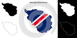 Etheridge outline map