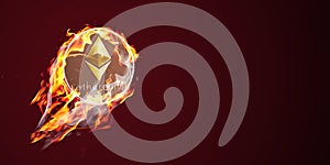 Etherium on fire
