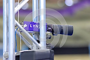 A EtherLynx Vision PRO Photo-Finish Camera 20,000 capable of capturing frames per second.