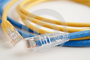 Ethernet cable for connect to wireless router link to internet service provider network