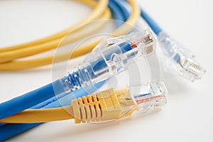 Ethernet cable for connect to wireless router link to internet service provider network