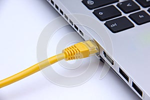 Ethernet cable connected to your computer