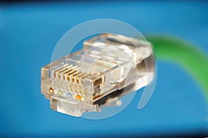 Ethernet cable with connector