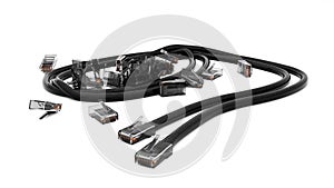 Ethernet cable and connectors rj45