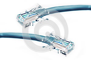 Ethernet Cable Isolated