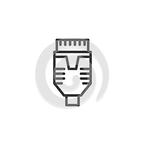 Ethernet Cable line icon