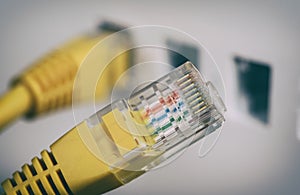 Ethernet cable and network connector