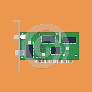 Ethernet card illustration