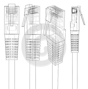 Ethernet connector RJ45