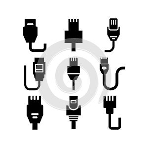 ethernet icon or logo isolated sign symbol vector illustration