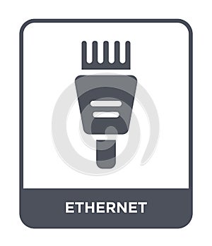 ethernet icon in trendy design style. ethernet icon isolated on white background. ethernet vector icon simple and modern flat