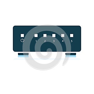 Ethernet switch icon