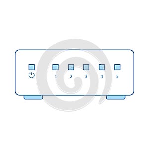 Ethernet Switch Icon