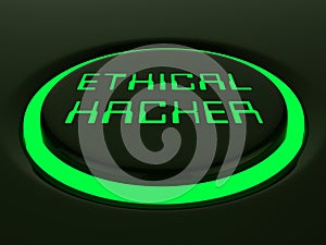 Ethical Hacker Tracking Server Vulnerability 3d Rendering