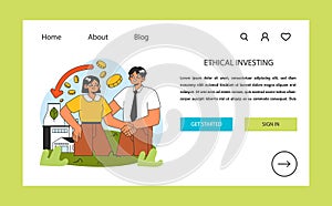 Ethical investing. Socially responsible investment, sustainable development.