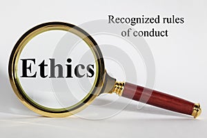 Ethics Concept