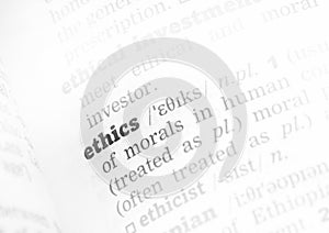 Ethics Dictionary Definition