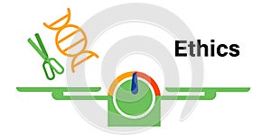 ethics moral issue in gene DNA editing ethical dilemma on CRISPR