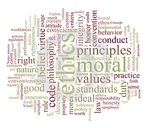 Ethics and morales photo