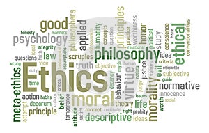 Ethics Word Cloud