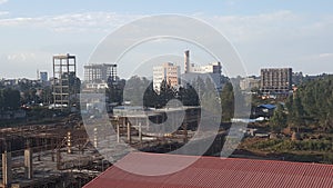 Ethiopia bahirdar wisdom tower top view construction view