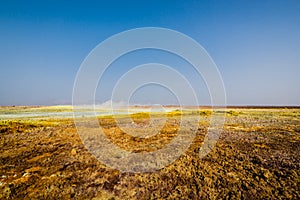 Ethiopia, Danakil depression, geological formations