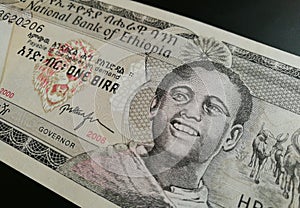 Ethiopia paper bank note money