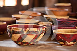 ethiopian baskets handcrafted from natural fibres