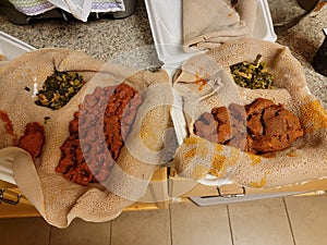 Ethiopian food gored gored and kitfo raw beef