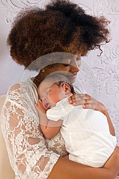 Ethiopian Mama with newborn