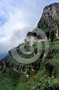 Ethiopian mountain Simean Wollo, Amhara, Ethiopia photo