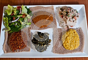 Ethiopian sampler plate