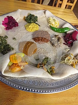 Ethiopian vegetarian food