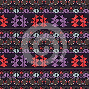Ethnic abstract background vector. Geometric image