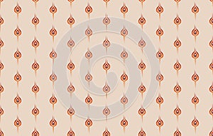 Ethnic abstract ikat art. Seamless pattern in tribal, folk embroidery, and Mexican style.