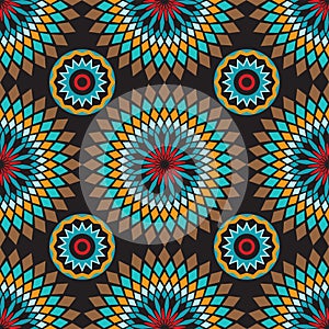Ethnic African Print Design for Fabric and Textiles