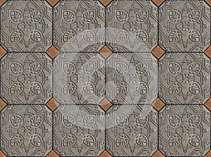 Ethnic Arabic ornaments pattern tiles design