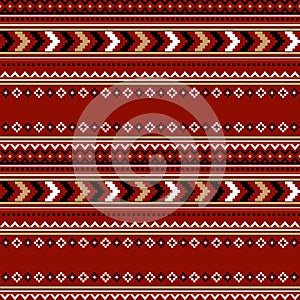 Ethnic balkan seamless pattern.