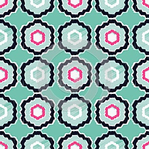 Ethnic boho seamless pattern. Textile rapport. photo